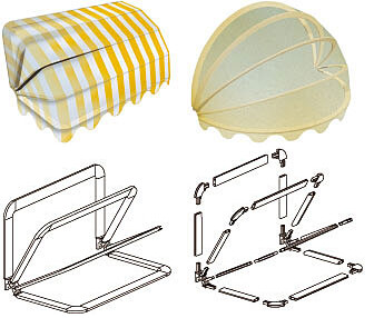 Fixed Canopy Awnings
