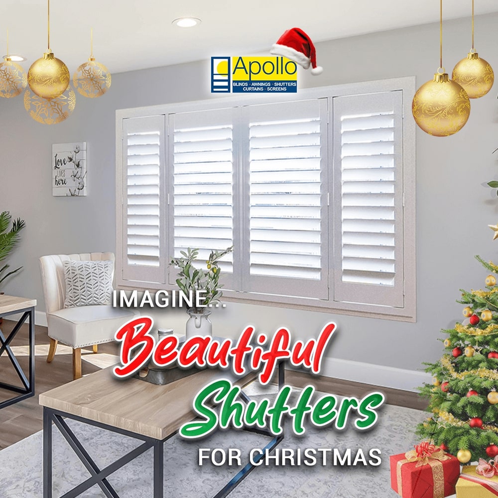 Imagine Beautiful Shutters For Christmas
