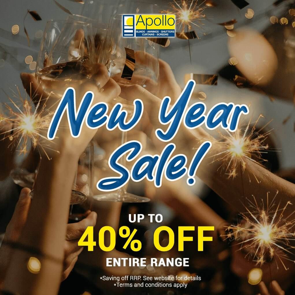 Apollo Blinds New Year Sale